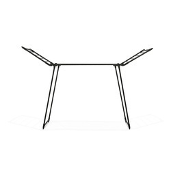 Suszarka balkonowa Konighoffer Navy Black czarna 174 x 61 x 108 cm