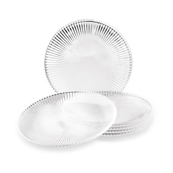 Talerz deserowy szklany Tadar Anastazja 25 cm