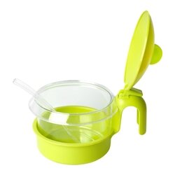 Cukierniczka okrągła z łyżeczką Hega 450 ml mix kolorów