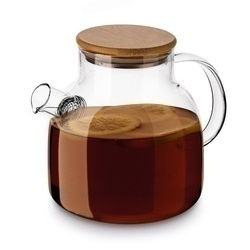 Dzbanek szklany ze spiralą i podgrzewaczem ceramicznym Tadar Nexo 1,3 l