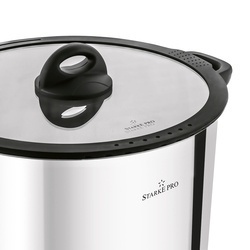 Garnek wysoki nierdzewny z pokrywką Starke Pro Sante 8,5 l indukcja