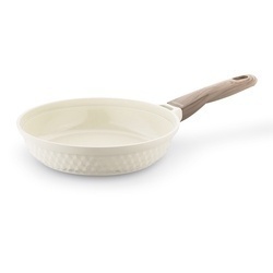Komplet 3 patelni ceramicznych Konighoffer Rosti 20 24 28 cm kremowe