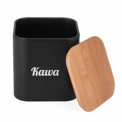 Komplet 3 pojemników Tadar Talon Kawa Herbata Cukier 11,5 x 12,3 cm czarne