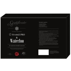 Komplet sztućców ze stali szlachetnej Starke Pro Waterloo 24 elementy