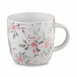 Kubek porcelanowy z zaparzaczem nierdzewnym Tadar Różyczki 320 ml