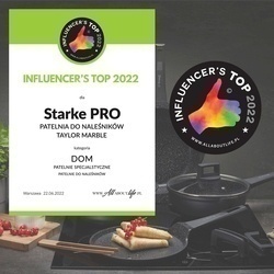 Patelnia do naleśników na indukcję Starke Pro Taylor Marble 25 cm
