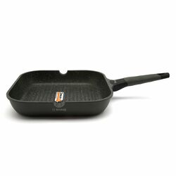 Patelnia grillowa marmurowa na indukcję Starke Pro Viridi 28 cm