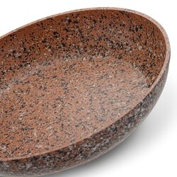 Patelnia na indukcję granitowa Konighoffer Brown Rock 28 cm