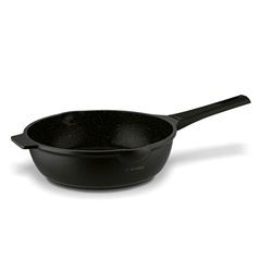 Patelnia na indukcję z pokrywką Starke Pro Taylor Marble 28 cm głęboka