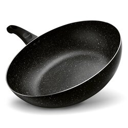 Patelnia WOK na indukcję Tadar Marmara Black 30 x 8,5 cm