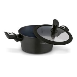 Zestaw garnków na indukcję z powłoką marmurową Starke Pro Dark 10 elementów