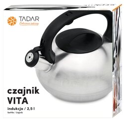 Czajnik nierdzewny Tadar Vita 2,5 l satynowany