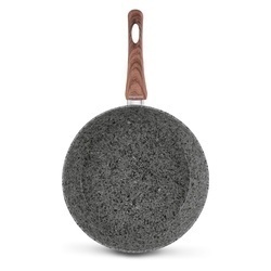 Patelnia granitowa głęboka z pokrywką Konighoffer Venga 28 x 7 cm indukcja