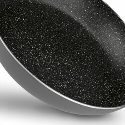 Patelnia na indukcję nieprzywierająca Tadar Amarantina Grey Marble 28 cm