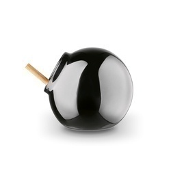 Pojemnik kuchenny z drewnianą łyżeczką Konighoffer Ceramic czarny