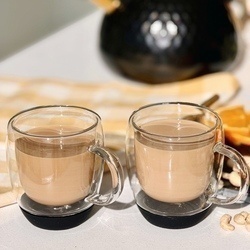 Szklanki termiczne do kawy z silikonowym dnem Konighoffer Garet 330 ml 6 szt. czarne