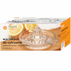 Wyciskacz do cytrusów Tadar 12,5 x 9 x 6,5 cm szklany