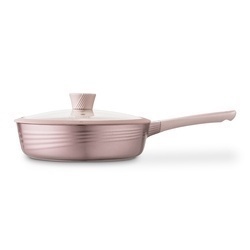 Zestaw garnków ceramicznych na indukcję Starke Pro Naturale Rose Gold 10 elementów
