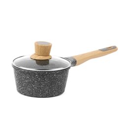 Zestaw garnków i patelni granitowych Starke Pro Ashen Granite 9 elementów i 5 miarek