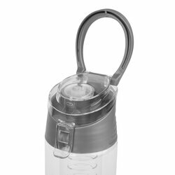 Butelka z wkładem na owoce i lód plastikowa Tadar 700 ml szara