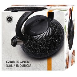 Czajnik tradycyjny KonigHOFFER Gwen 3 l czarny indukcja