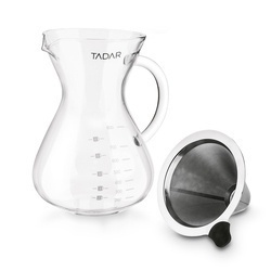 Dzbanek przelewowy do kawy i herbaty z zaparzaczem Tadar Freddo 800 ml