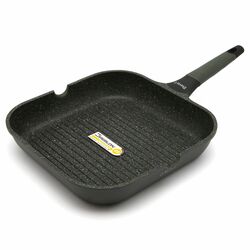 Patelnia grillowa marmurowa na indukcję Starke Pro Viridi 28 cm