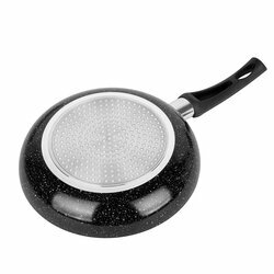 Patelnia marmurkowa non-stick Tadar Marmara Black 24 cm indukcja