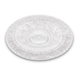 Patera szklana Tadar Catalina okrągła trzypoziomowa 15/20/25 cm