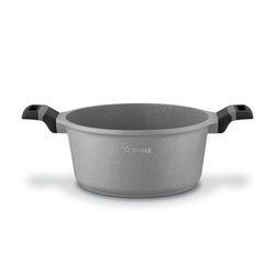 Zestaw garnków na indukcję marmurowych Starke Pro Musse Grey 10 elementów