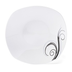 Zestaw kwadratowych talerzy porcelanowych Tadar Dolce Vita 18 elementów