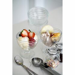 Komplet 6 szklanych pucharków deserowych Tadar Vesta 300 ml