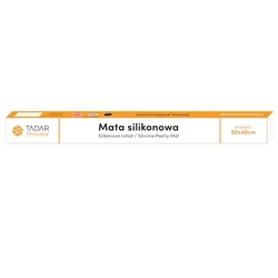 Mata silikonowa Tadar Silico 50 x 40 cm czarna
