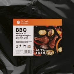Maty grillowe Tadar BBQ 40 x 33 cm prostokątne 10 sztuk