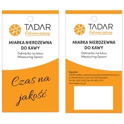 Miarka do kawy Tadar nierdzewna srebrna