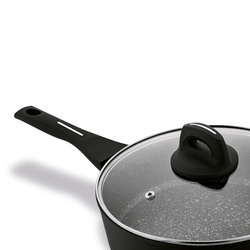 Patelnia indukcyjna głęboka non-stick z pokrywką Starke Pro Sesar 28 cm