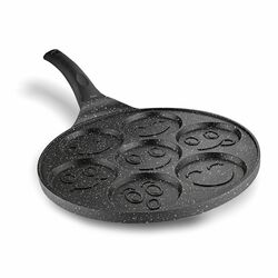 Patelnia marmurowa do pancakes i placków Tadar Marble Buźki 26 cm indukcja