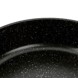 Patelnia na indukcję głęboka krótkie uchwyty Konighoffer Pollo Black 32 x 8 cm