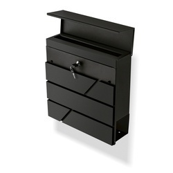 Skrzynka na listy Tadar Remo 37 x 37 x 11 cm ciemnoszara