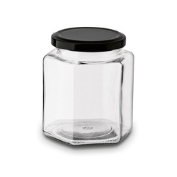 Słoik szklany z metalową zakrętką Tadar Jawa 400 ml