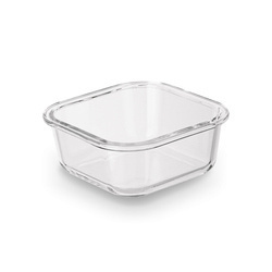 Szklane pojemniki na żywność Konighoffer Largo 350 ml 500 ml 800 ml kwadratowe