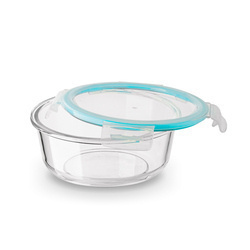 Szklane pojemniki na żywność Konighoffer Largo 400 ml 600 ml 900 ml okrągłe