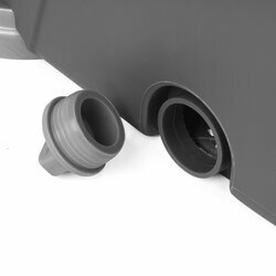 Wiadro plastikowe z pedałem i mop obrotowy KonigHOFFER Clean It +zapas