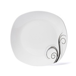 Zestaw kwadratowych talerzy porcelanowych Tadar Dolce Vita 18 elementów