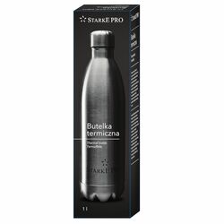 Butelka termiczna Starke Pro 1000 ml satynowana stal nierdzewna