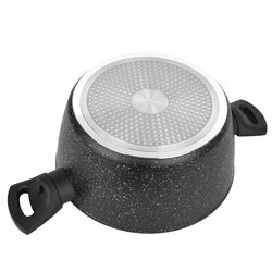Garnek na indukcję non-stick z pokrywką Starke Pro Sirius 4,5 l