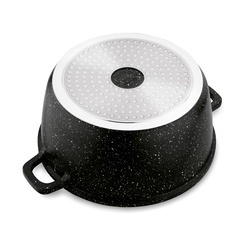 Garnek na indukcję z pokrywką Konighoffer Pollo Black 4,5 l