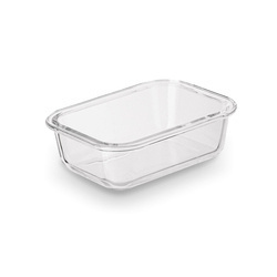 Komplet 3 szklanych pojemników na żywność Konighoffer Largo 350 ml 600 ml 1000 ml