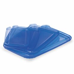 Komplet 4 pojemników na żywność Plast Team Polar 0,46 l 0,9 l 1,9 l 3 l prostokątne