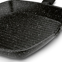 Patelnia grillowa non-stick Starke Pro Chelsea 28 cm kwadratowa z przekładką filcową